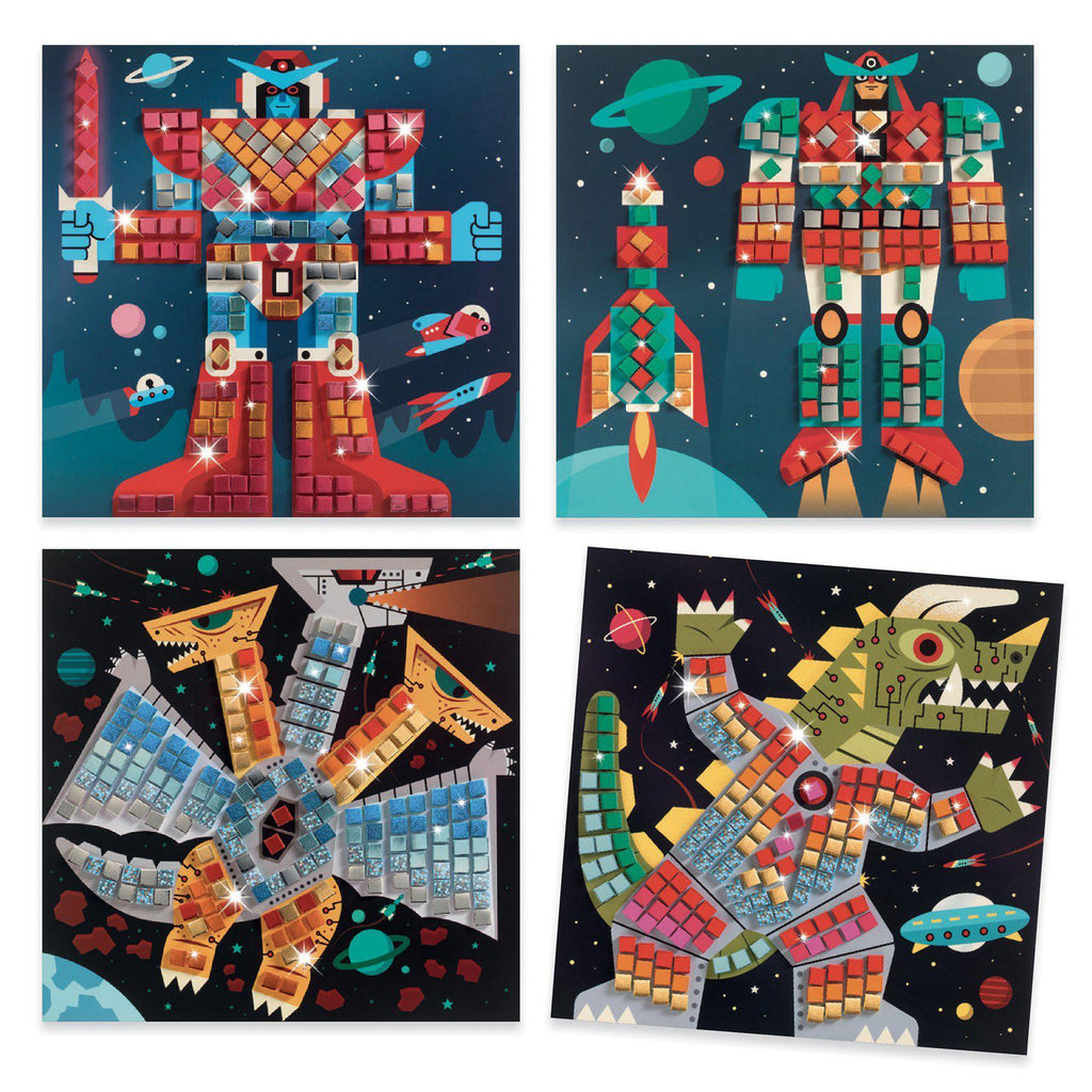 Djeco - Space Battle mosaic craft set | Scout & Co