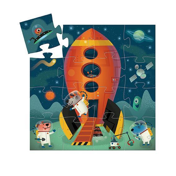 Djeco - Spaceship 16-piece puzzle | Scout & Co