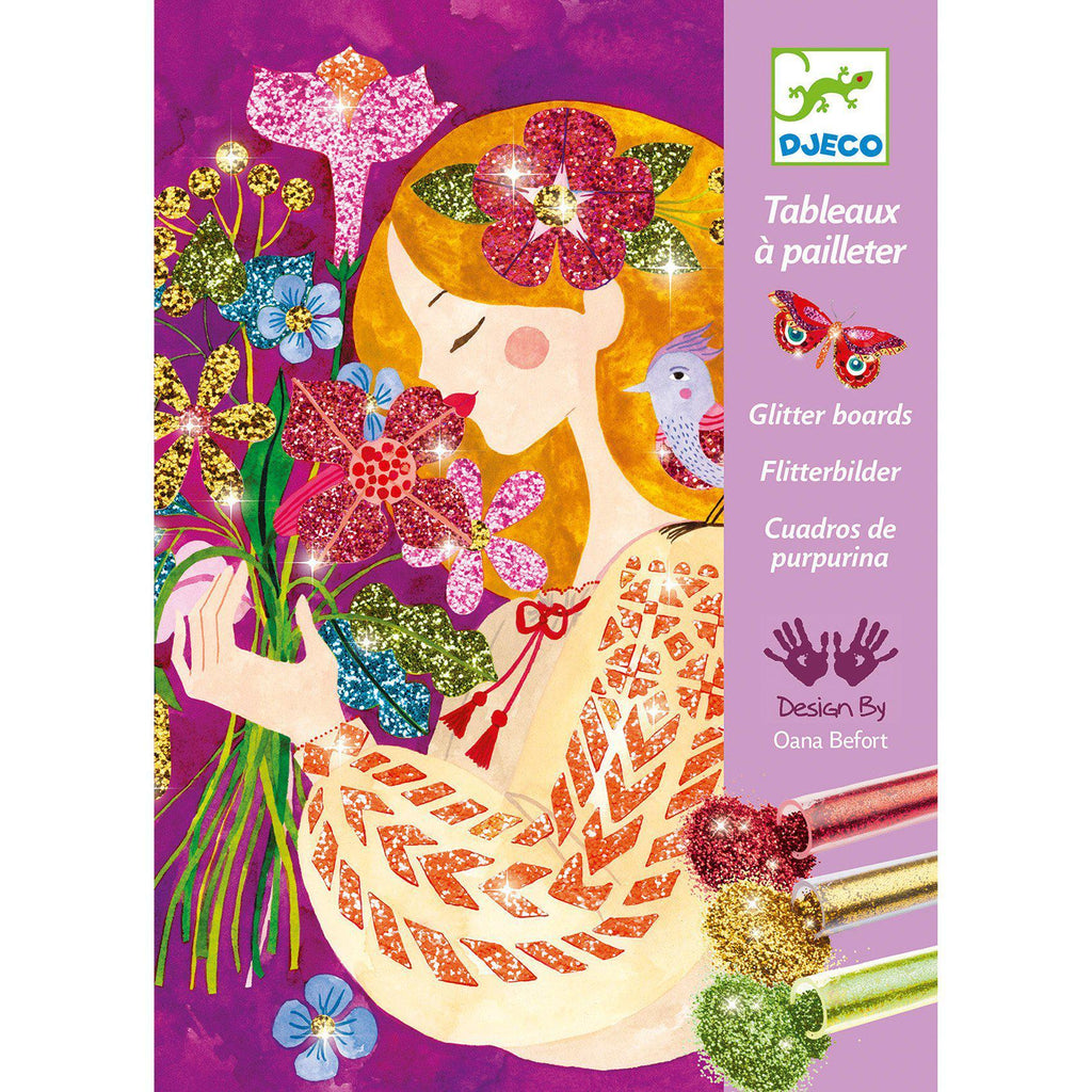 Djeco - The Scent Of Flowers glitter boards set | Scout & Co