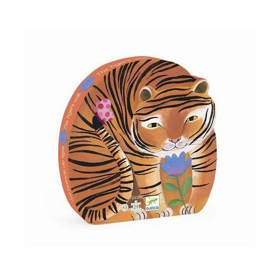 Djeco - The Tiger's Walk 24-piece jigsaw puzzle | Scout & Co