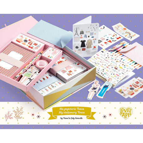 Djeco - Tinou stationery box set | Scout & Co