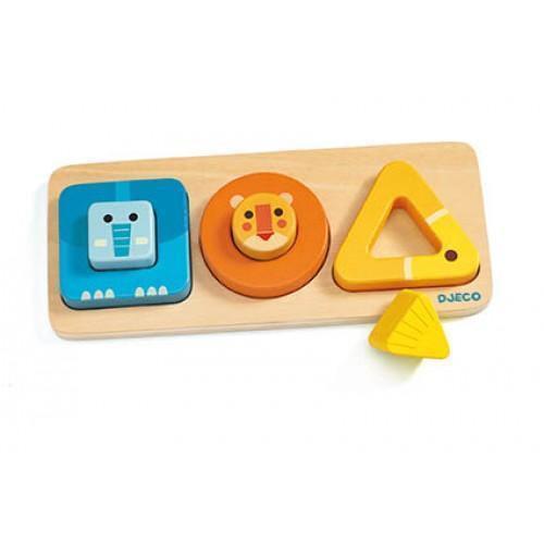 Djeco - VoluBasic wooden puzzle | Scout & Co