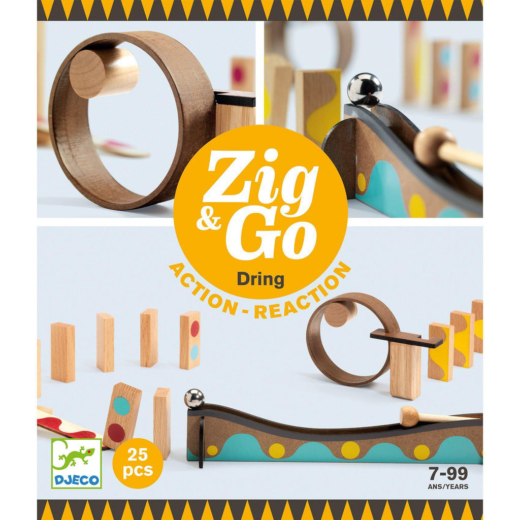Djeco - Zig & Go Action Reaction construction game - 25 pieces - Dring | Scout & Co