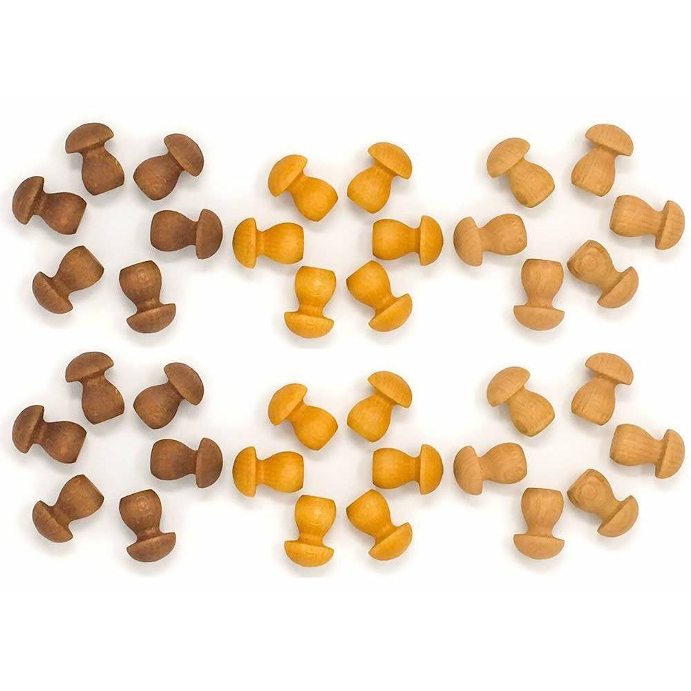Grapat - Little Mushroom mandala 36 wooden pieces | Scout & Co