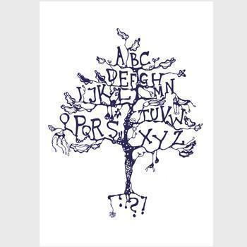 Hanna Sager Forsberg - Alphabet tree print | Scout & Co