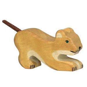 Holztiger - Lion wooden toy, small, playing | Scout & Co