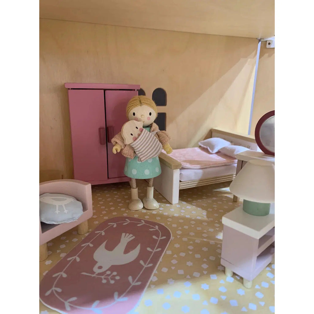 Tender Leaf Toys - Dolls house bedroom furniture set | Scout & Co