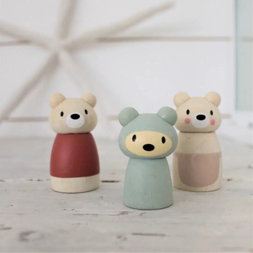 Tenderleaf Toys - Bear Tales wooden figures | Scout & Co
