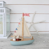 Tenderleaf Toys - Sailaway Boat wooden play set | Scout & Co