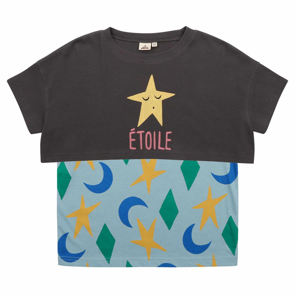 Jelly Mallow - Etoile cropped T-shirt & vest set | Scout & Co