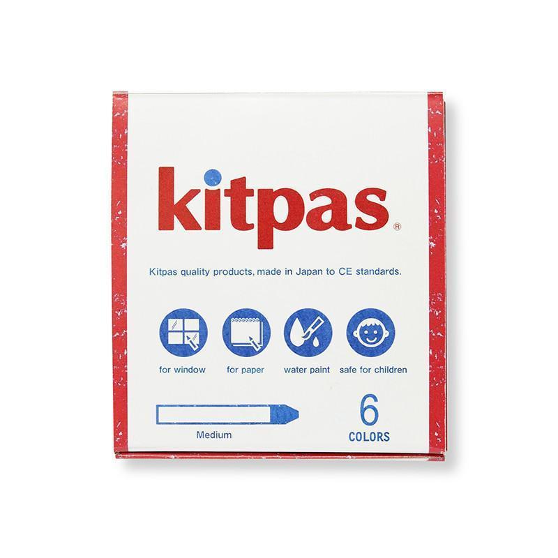 Kitpas - set of 6 medium markers crayons | Scout & Co