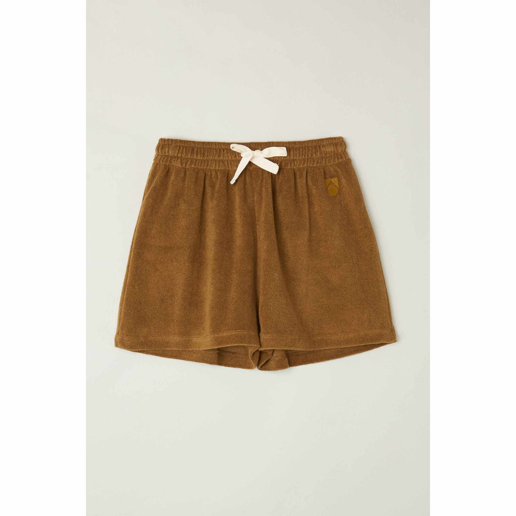 Main Story - Butternut towelling track shorts | Scout & Co