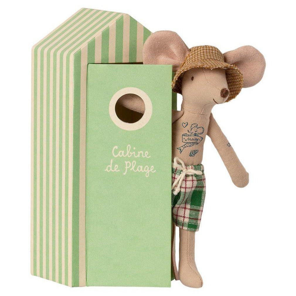 Maileg - Beach dad mouse in Cabin de Plage | Scout & Co
