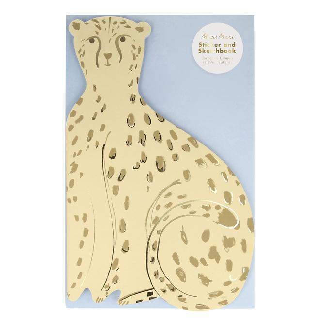 Meri Meri - Cheetah stickers and sketchbook | Scout & Co