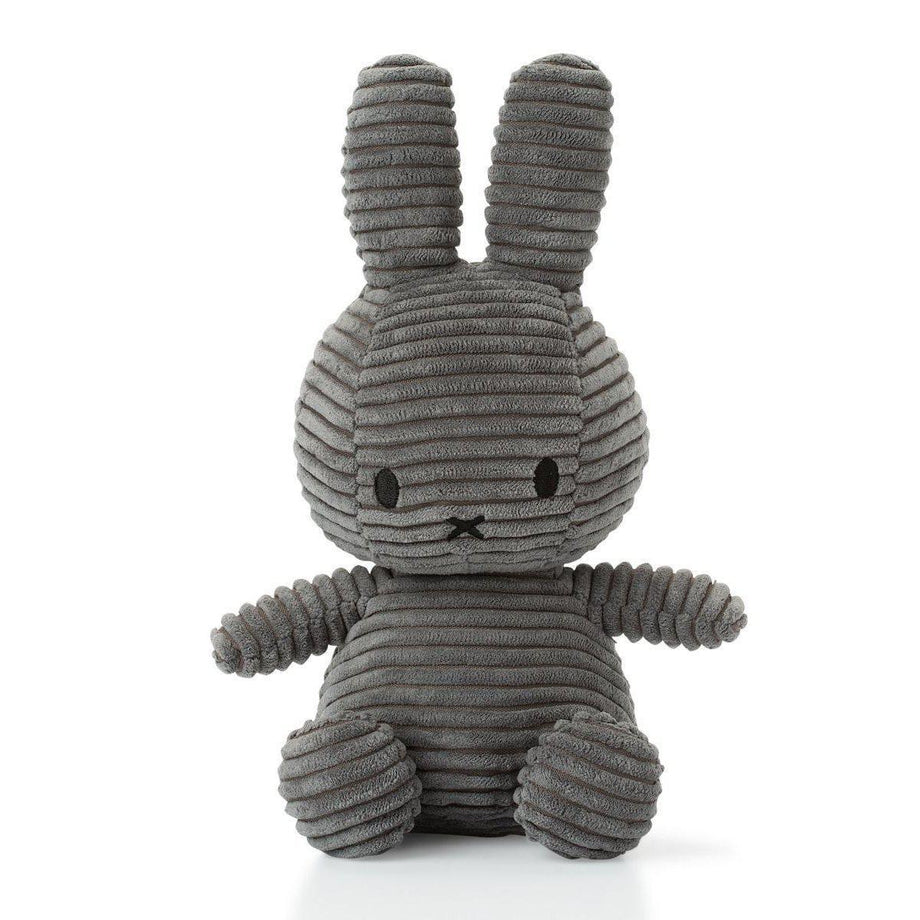 Miffy Grey Corduroy Soft Toy Scout Co