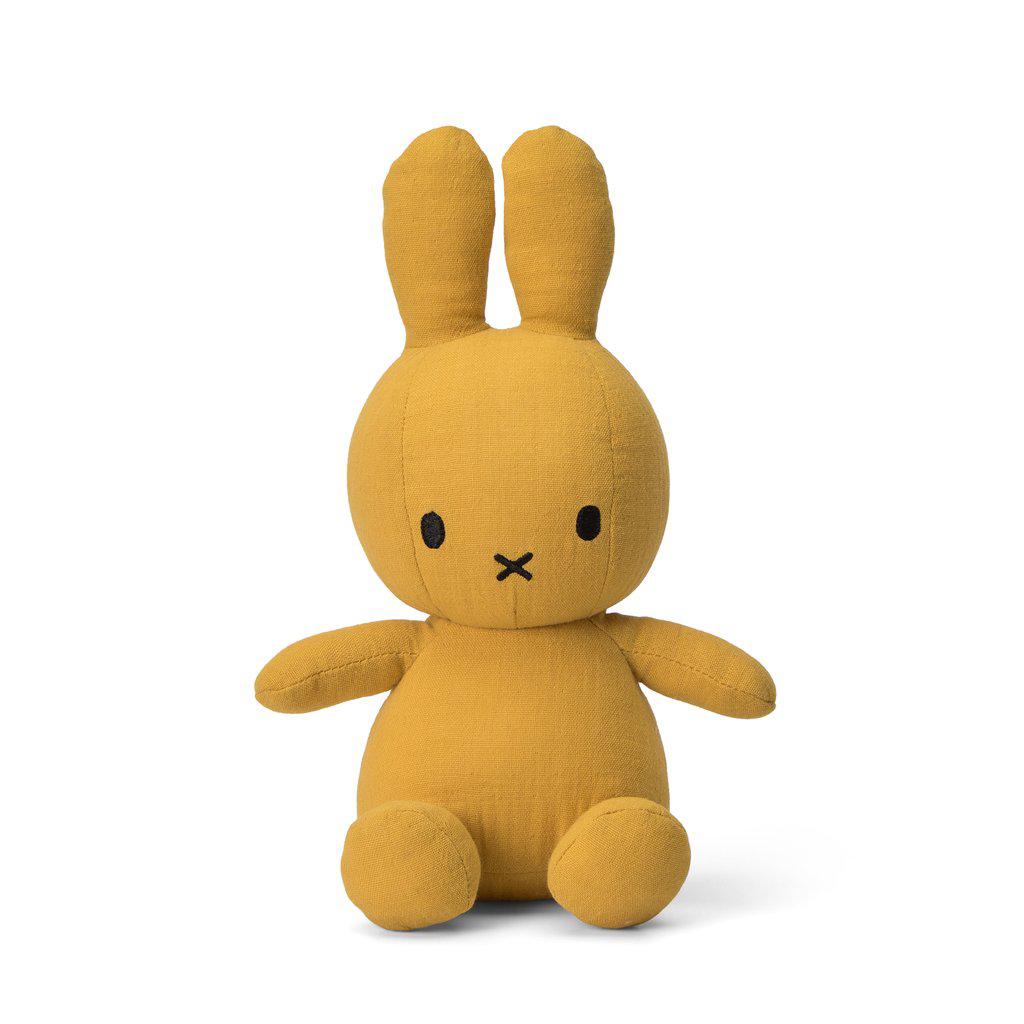 Miffy - mustard yellow mouselline soft toy | Scout & Co