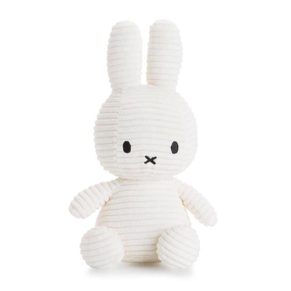 Miffy - white corduroy soft toy | Scout & Co