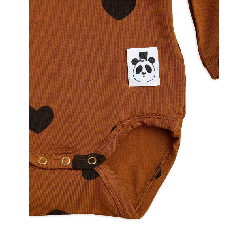 Mini Rodini - Basic hearts baby bodysuit | Scout & Co
