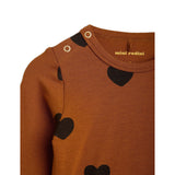 Mini Rodini - Basic hearts baby bodysuit | Scout & Co