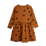 Mini Rodini - Basic hearts long-sleeved dress | Scout & Co