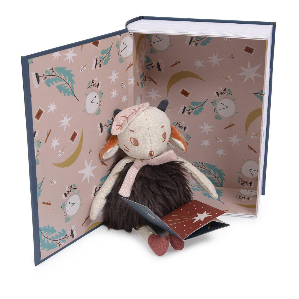 Moulin Roty - Beautiful Night Book & Reglisse the sheep soft toy | Scout & Co