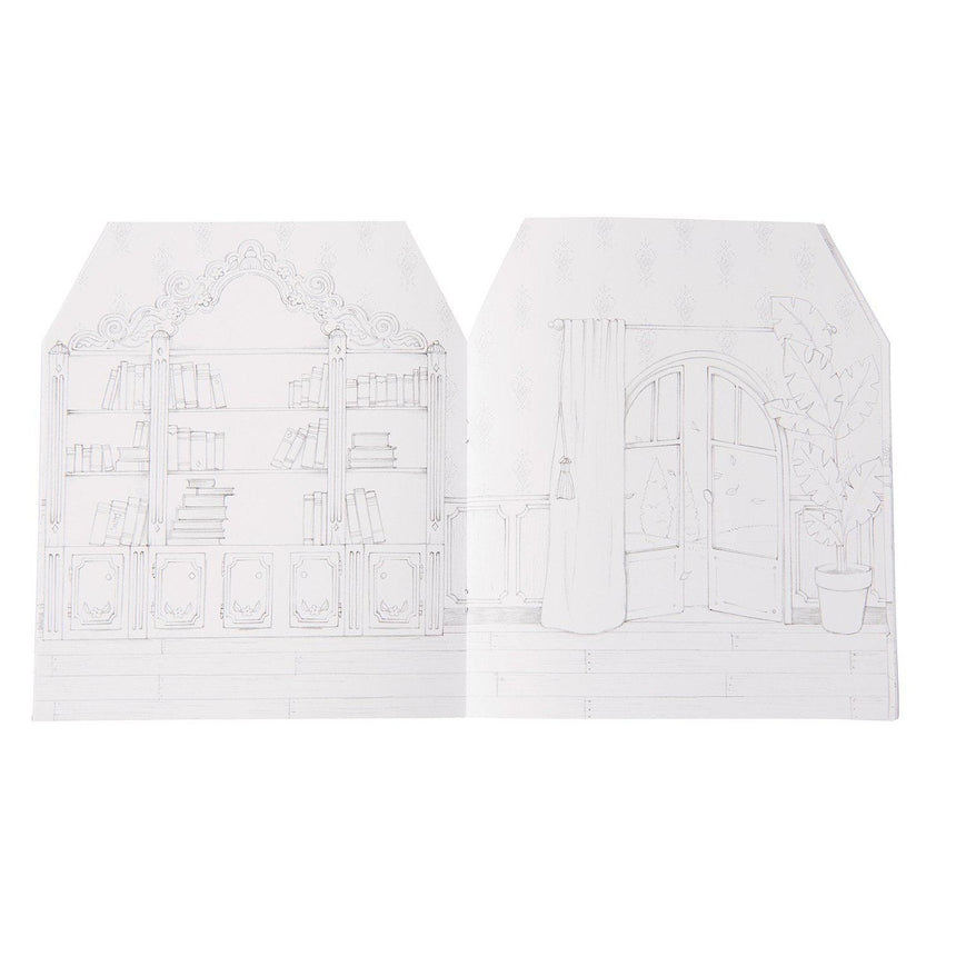Moulin Roty - Il Etait Une Fois stickers and colouring book | Scout & Co