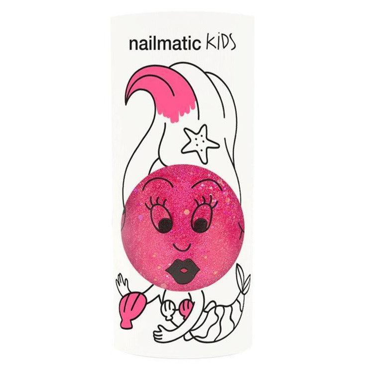 Nailmatic Kids - Sissi nail polish (bright pink glitter) | Scout & Co