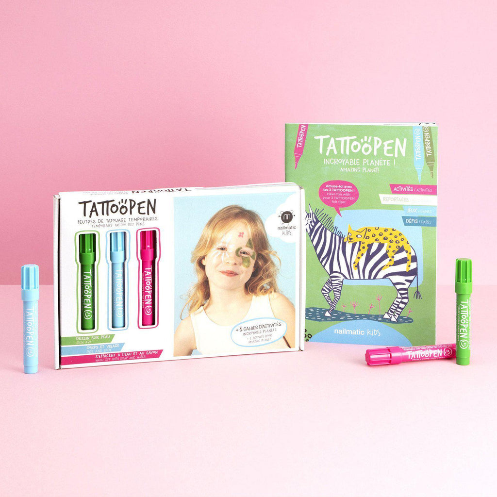 Nailmatic Kids - Tattoo pens set - Amazing Planet | Scout & Co