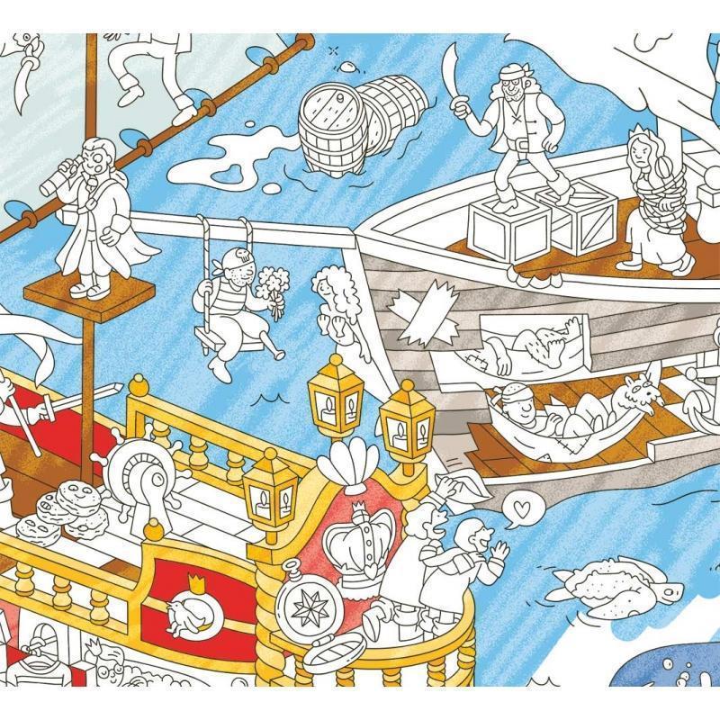 OMY - colouring poster - Pirates | Scout & Co