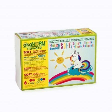OkoNorm - Soft modelling play dough - 6 colours - Unicorn | Scout & Co