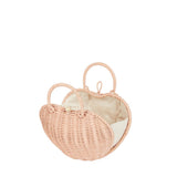 Olli Ella - Luvya rattan bag - rose | Scout & Co