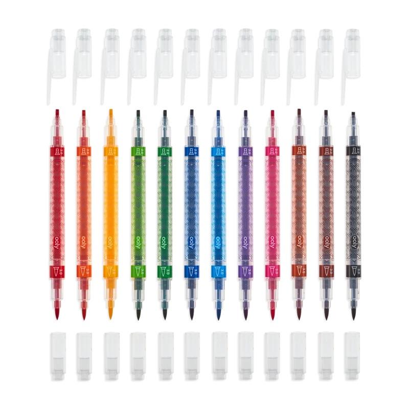 Ooly - Calligraphy Duo double-ended markers - set of 12 | Scout & Co