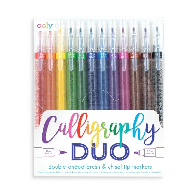 Ooly - Calligraphy Duo double-ended markers - set of 12 | Scout & Co