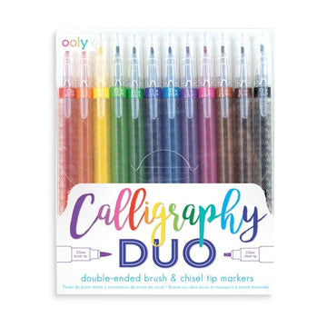 Ooly Brilliant Brush Markers - Set of 12