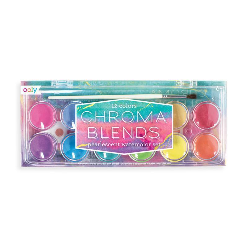 Ooly - Chroma Blends watercolour paint set - pearlescent | Scout & Co