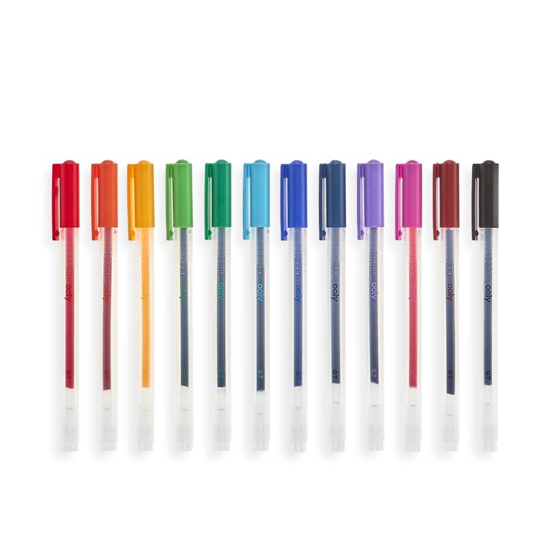 Ooly - Colour Luxe fine-tip gel pens - set of 12 | Scout & Co