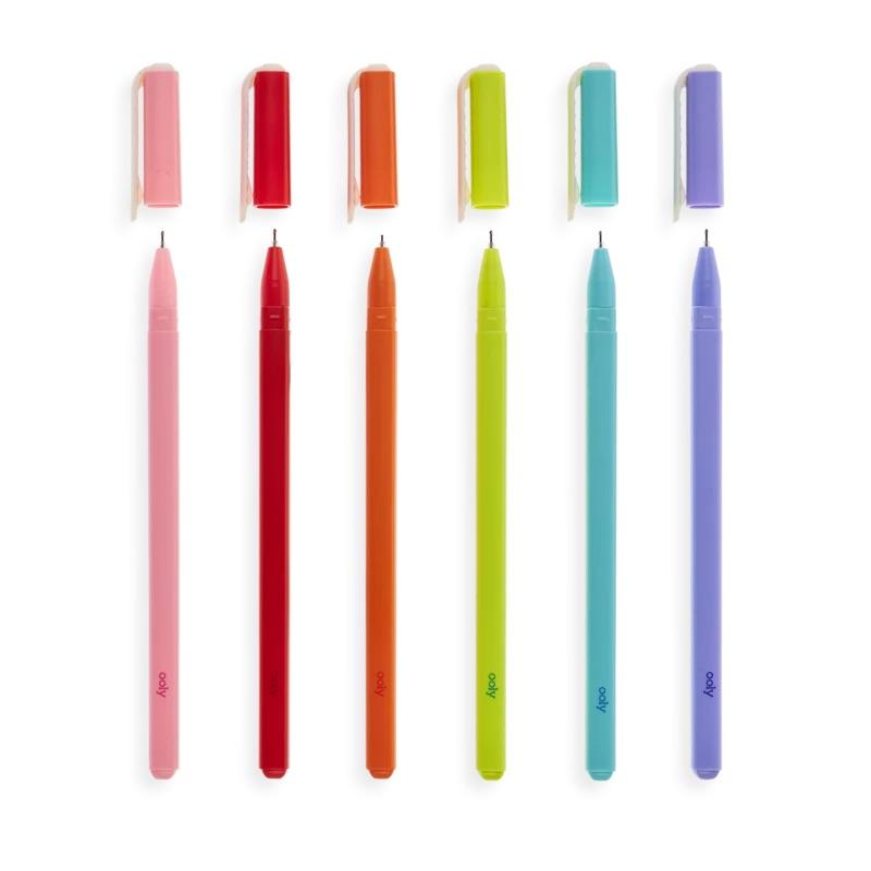 Ooly - Fine Line coloured gel pens - set of 6 | Scout & Co