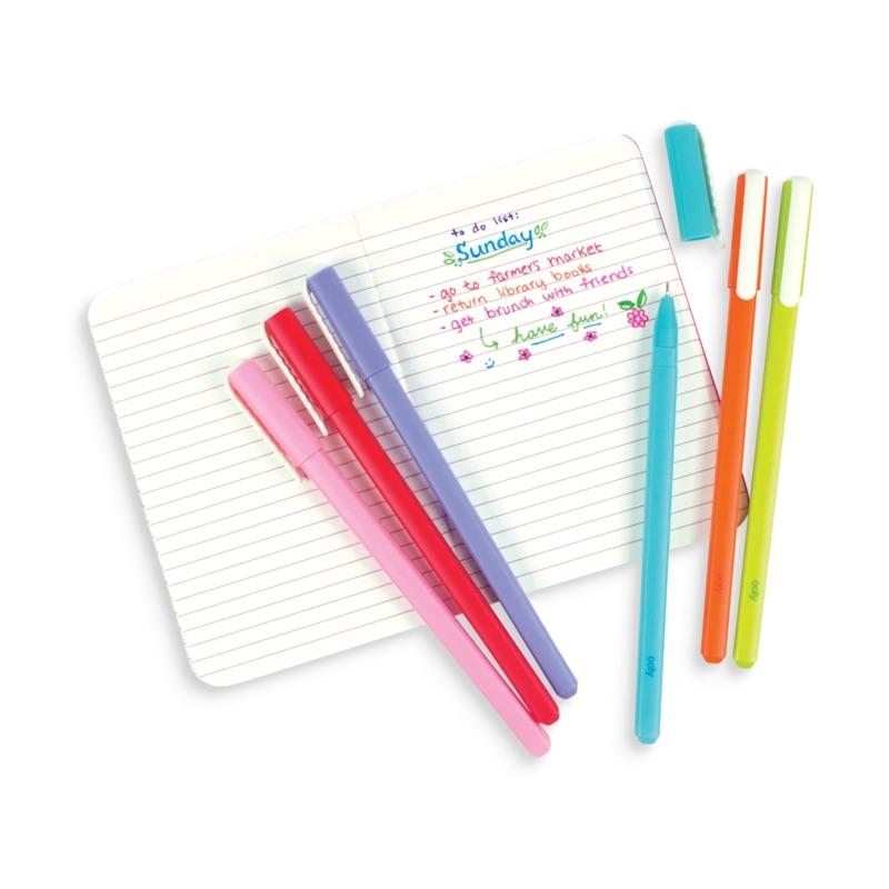 Ooly - Fine Line coloured gel pens - set of 6 | Scout & Co