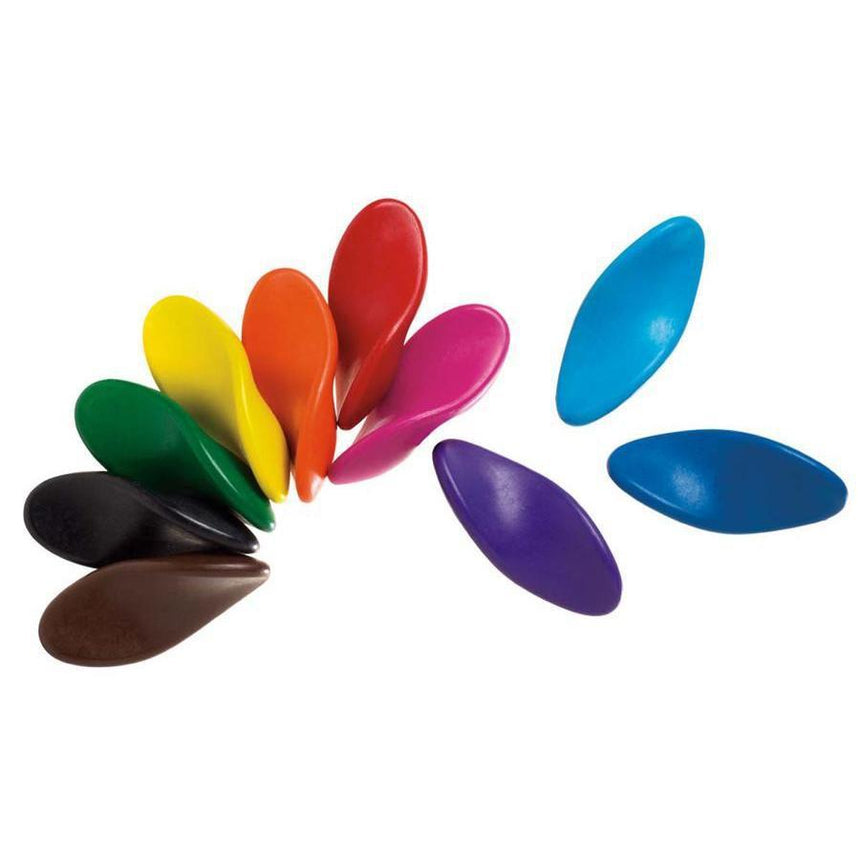 Ooly - Left Right Ergonomic Crayons - set of 12 | Scout & Co