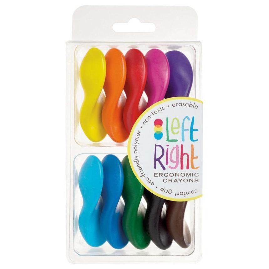 Ooly - Left Right Ergonomic Crayons - set of 12 | Scout & Co