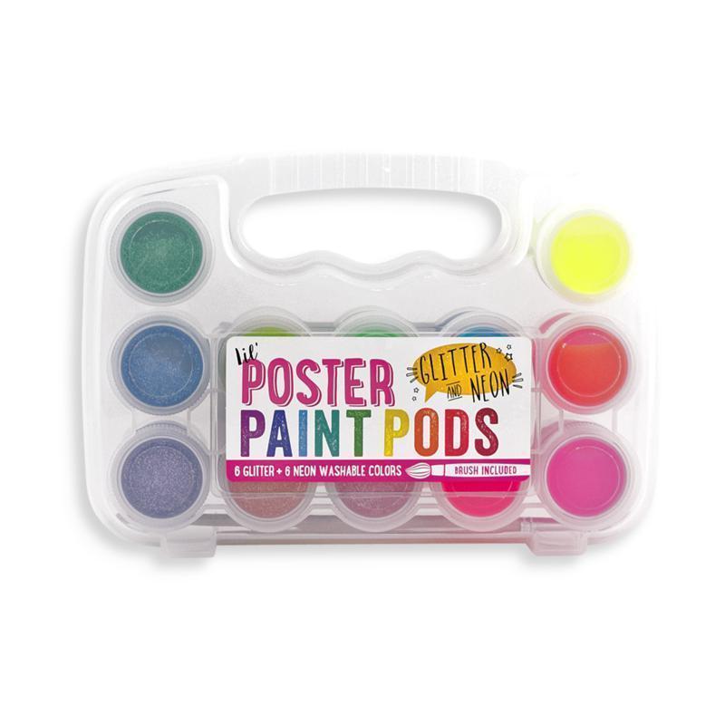 Ooly - Lil' Poster Paint Pods - glitter & neon - set of 12 | Scout & Co