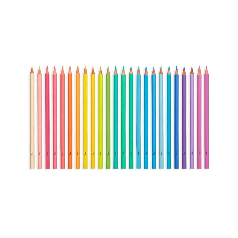 Ooly - Pastel Hues colouring pencils - set of 24 | Scout & Co