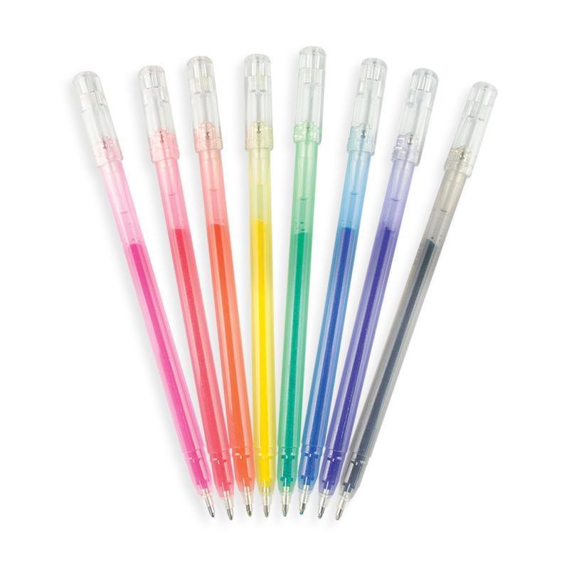 Ooly - Radiant Writers glitter gel pens - set of 8 | Scout & Co
