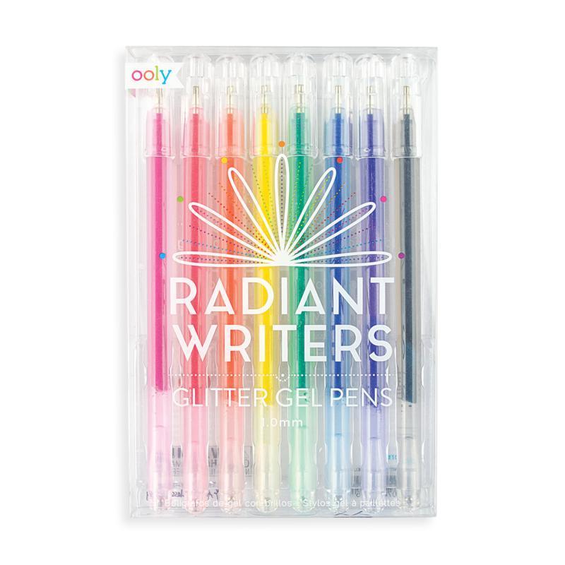 Ooly - Radiant Writers glitter gel pens - set of 8 | Scout & Co