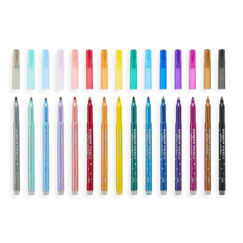 Ooly - Rainbow Sparkle glitter markers - set of 15 | Scout & Co