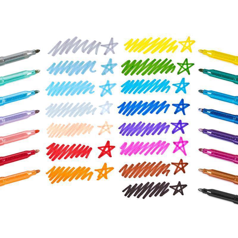 Ooly - Rainbow Sparkle glitter markers - set of 15 | Scout & Co