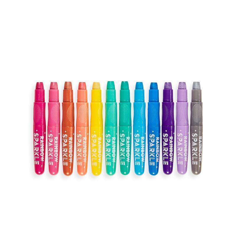 Ooly - Rainbow Sparkle watercolour gel crayons - set of 12 | Scout & Co
