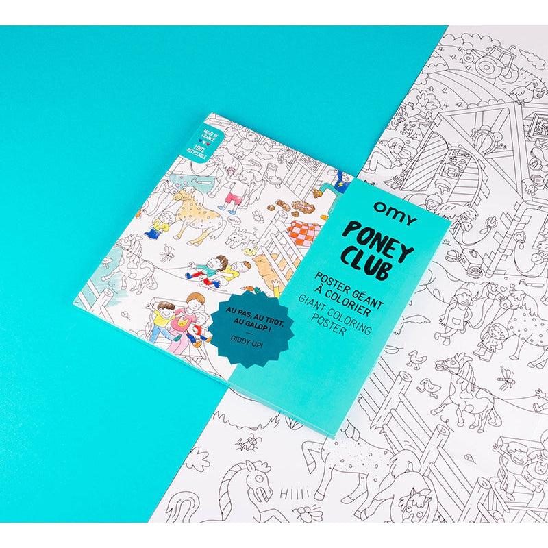 OMY - colouring poster - Pony Club | Scout & Co