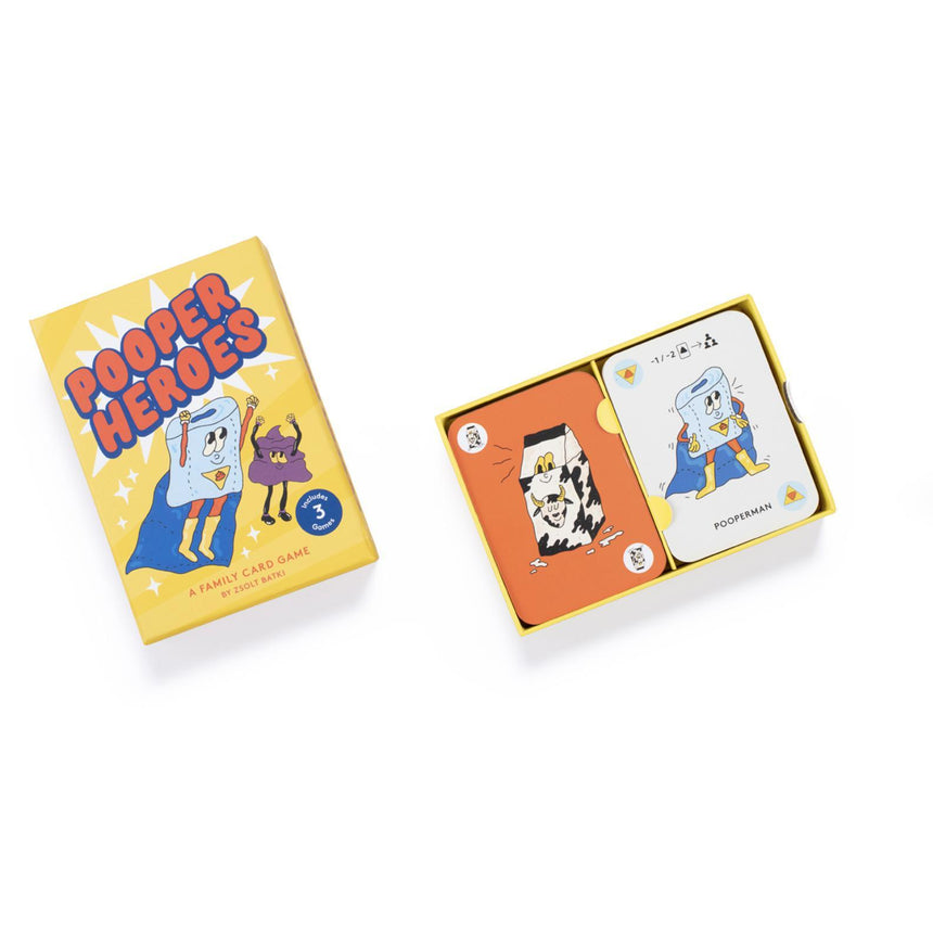 Pooper Heroes: a family card game - Zsolt Batki | Scout & Co