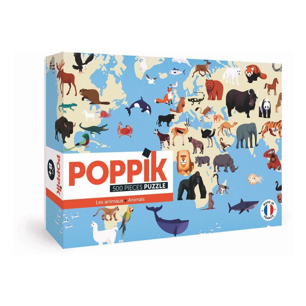 Poppik - Animals 500-piece jigsaw puzzle | Scout & Co
